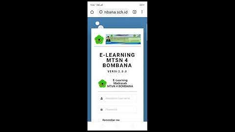 Tutorial Video Conference Via E-learning Madrasah