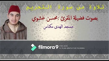 ما تيسر من سورة التحريم بصوت المقرئ محسن غشوي حفظه الله