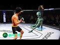 UFC4 Bruce Lee vs Smart Alien EA Sports UFC 4 PS5