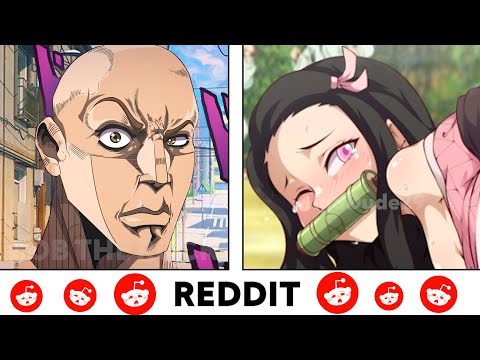 Nezuko Kamado vs Reddit (The Rock Reaction Meme) Anime vs Reddit
