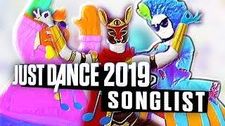 Dance 2019 - Songlist Official Part 1
