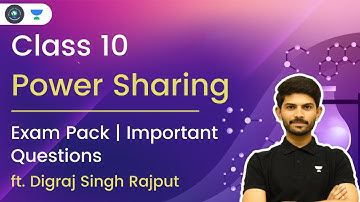 Class 10th | Power Sharing | Exam Pack | Most Important Questions | Digraj sir
