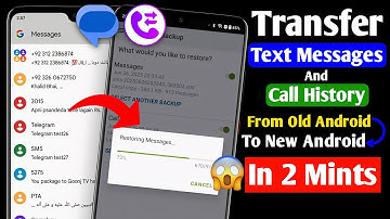 How To Transfer Text Messages. & Call Logs From Android To Android (2025) | Transfer SMS To Android