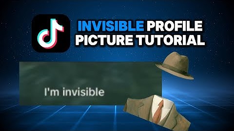 TikTok Invisible/Transparent Profile Picture Tutorial for iOS (working May 2025)