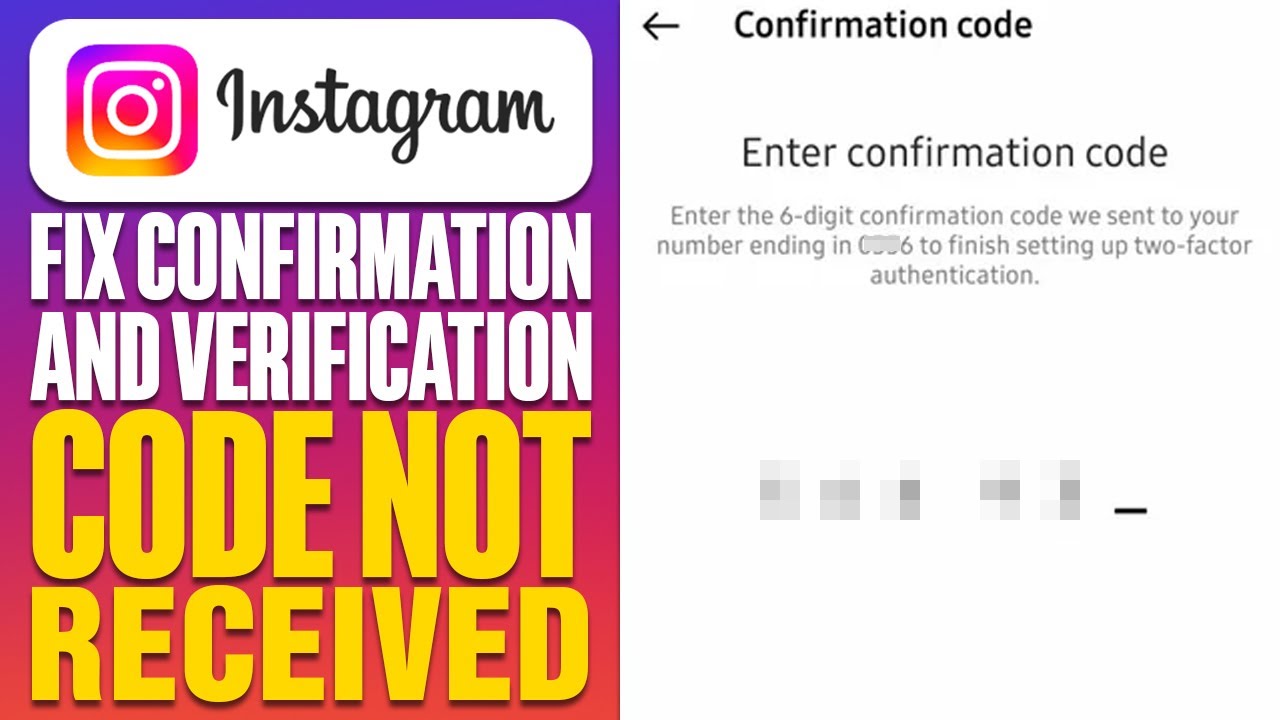 Fix Instagram Confirmation And Verification Code Not Received (2025 ...