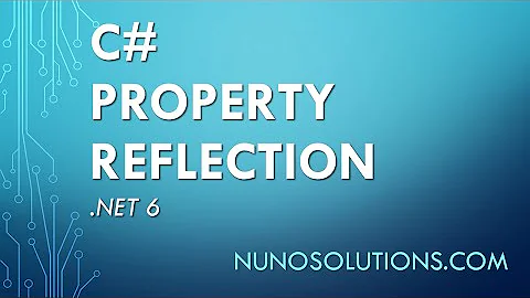 .NET 6 - C# Property Reflection