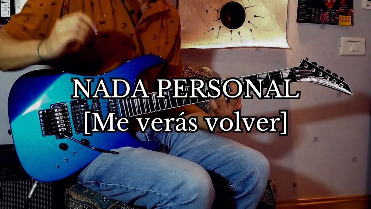 Nada personal (Cover Guitarra) Soda Stereo Me veras volver 2007 | Febra Soloist