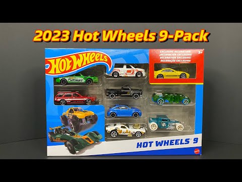23台 Hot Wheels まとめ Unboxing 2023 Hot Wheels 9-Pack with Exclusive Nissan 300ZX