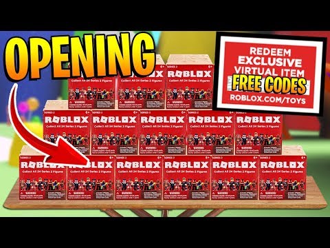 Roblox Toys Series 3 Blind Boxes Opening And Free Toys Codes Youtube - roblox toys series 3 blind boxes opening and free toys codes