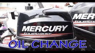 OIL CHANGE on 6HP Mercury Outboard