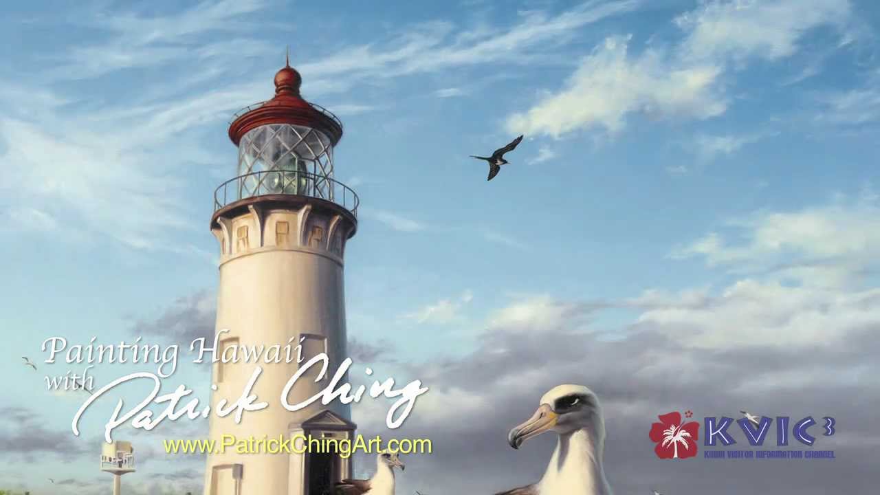 Painting Skies - Patrick Ching Art Tip - KVIC-TV, myKauai.com