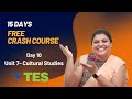 Crash course day 10unit 7cultural studies   nta net  kalyani vallath  net english  free course