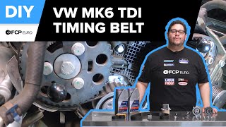 Volkswagen Golf TDI Water Pump & Timing Belt Replacement DIY (2009-2013 Mk6 VW Golf TDI, Jetta TDI)