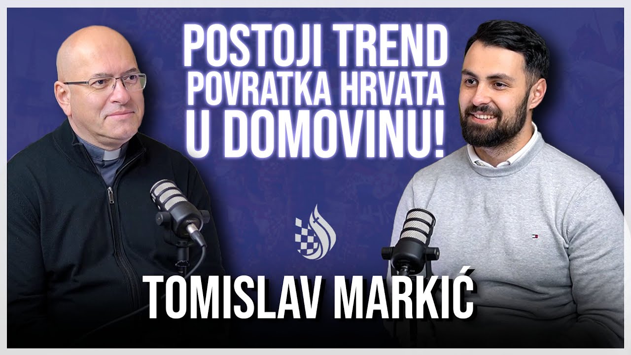 HRVATI IZVAN DOMOVINE SU DRUGO PLUĆNO KRILO HRVATSKE - vlč. Tomislav Markić | PODCAST #92
