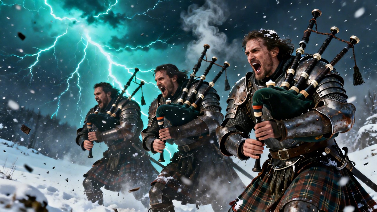 Рев черного неба — Боевые волынки на свободе