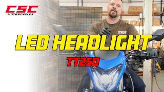 Transform Your TT250 Enduro with a New 2023 LED Headlight in Minutes