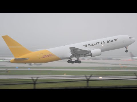 FOGGY Morning Cargo Rush at CVG | Planespotting