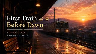 First Train Before Dawn 🌅🚆 | Ambient Piano | Peaceful Solitude