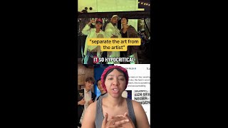 “separate the art from the artist”