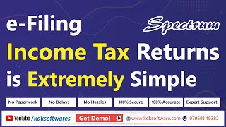E-Filing Income Tax Returns (#itr) is Extremely Simple - #KDKSoftware screenshot 5