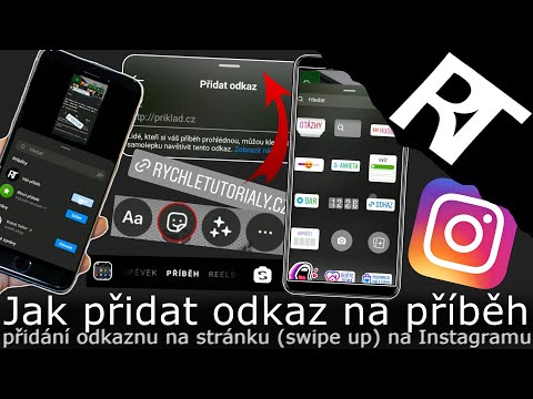 Jak přidat odkaz na Instagram stories/příběhu (swipe up) – bez 10k sledujících (tutoriál)