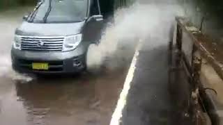 Social media reporter swears at Driver as he gets drenched by vehicle during Floods in Australia LOL