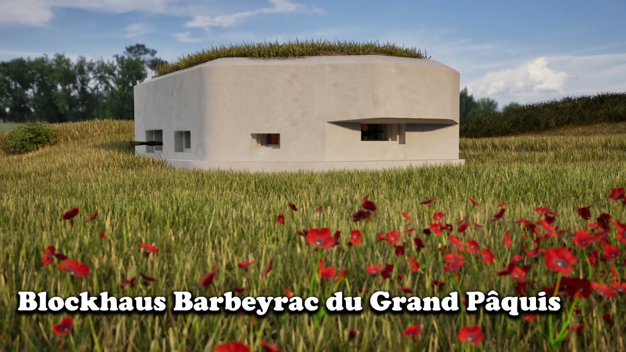 Blockhaus Barbeyrac  du Grand Pâquis | Ligne Maginot des Ardennes