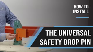 How to Install a Universal Safety Drop Pin | Pallet Racking Pins | J Pins for Pallet Rack