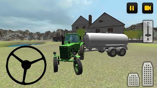 Classic Tractor 3D Milk Android Gameplay HD screenshot 3