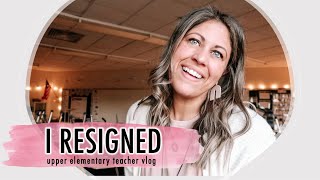 I Just Can't Do It All  |  UPPER ELEMENTARY TEACHER VLOG