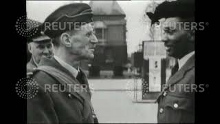 1941 RAF recruits inspected by Air Marshall Pattinson
