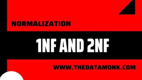 1NF and 2NF in SQL | Part 13 | Data Science Interview Questions