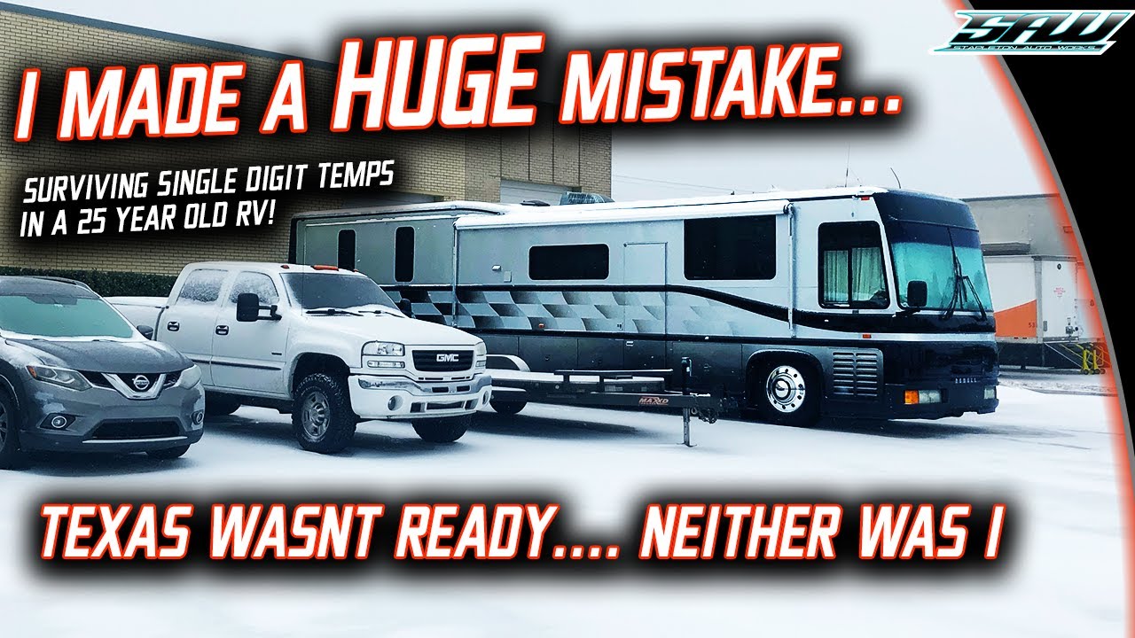 Surviving Texas Winter Storm 2021 in an RV: No Power..No Fuel..What ...