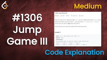 Jump Game III | Live Coding with Explanation | Leetcode - 1306
