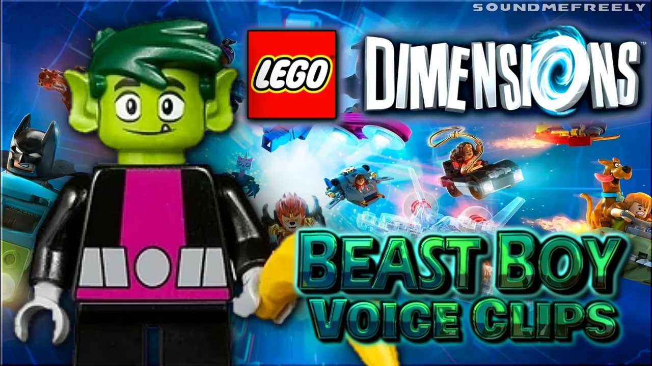All Beast Boy Voice Clips • Lego Dimensions • (Greg Cipes) All