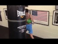 MICHAEL CONLAN WORKING ON THE HEAVY BAG