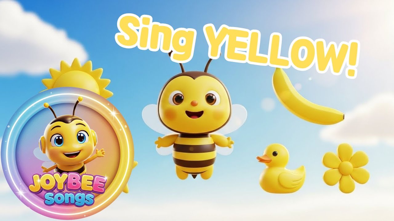 Yellow, Yellow Everywhere! 💛 | Learn Colors with Joybee | Fun Kids Song