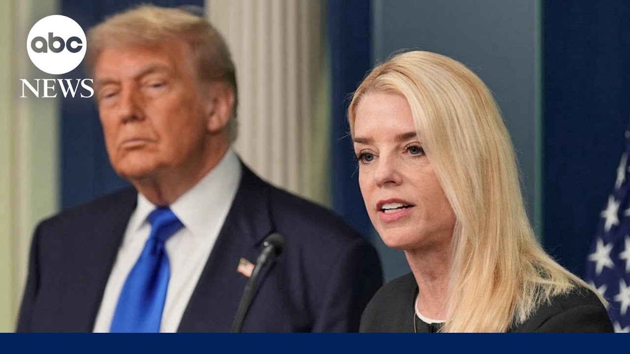 ⁣Trump defends Bondi over Epstein probe