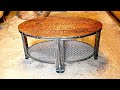 Industrial Steel & Wood Coffee Table - Forme Industrious