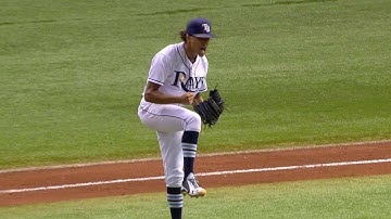 BOS@TB: Rays turn two to escape a jam in the 5th