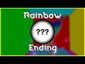 How to get rainbow ending in easiest game on roblox hardest ending ever