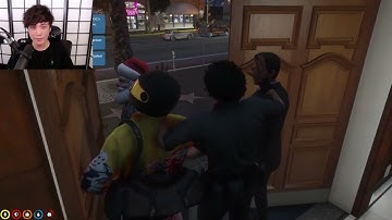 Sykkuno UNKNOWINGLY Announces Hes X to COP XQC... (VAULT HEIST) GTA 5 RP NOPIXEL 3.0