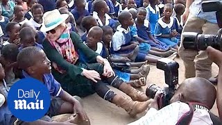 Madonna visits Mkoko, the school she built in Malawi - Daily Mail
