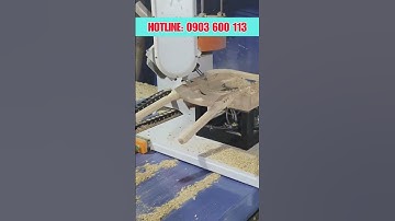 Máy CNC 5 trục 2 bàn nạp phôi gia công tựa ghế Louis