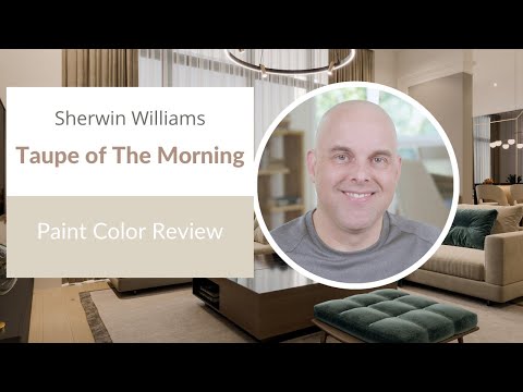 Sherwin Williams Taupe of The Morning Paint Color Review
