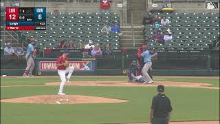 Zac Leigh twirls immaculate inning