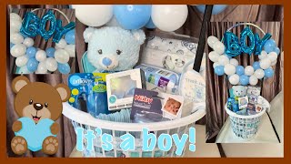 DIY Baby Shower Gift Basket🧸💙