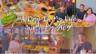 A DAY IN MY LIFE WITH MY SIBS | PHILIPPINES VACATION