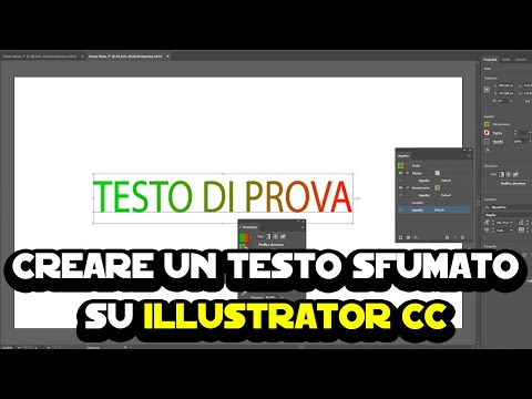 Come creare un testo sfumato (con 2 o più colori) su Illustrator CC