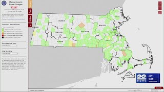 Heavy rain, wind causing power outages across Massachusetts